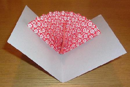 carte anniversaire origami